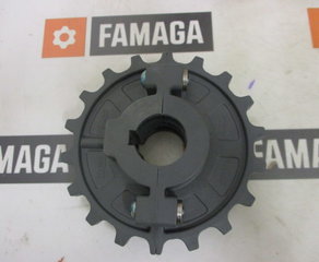 Звездочки
Zahnrad Serie 1400/4000 145 mm (18Z) Geteilt
Glasgefülltes Nylon Grau mit 35 mm
Rundbohrung und Stellschraube Intralox